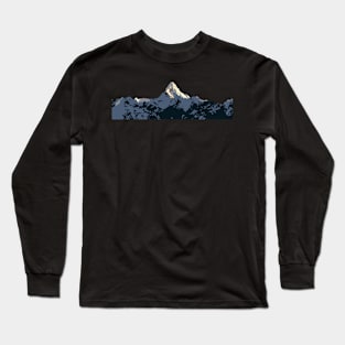 Himalaya Mountains Ama Dablam Long Sleeve T-Shirt